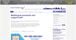 Desktop Screenshot of excel-careers.com